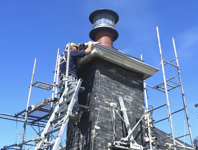 Sturdy chimney crown finished by Bell Gardens Chimney Sweep in Bell Gardens, CA