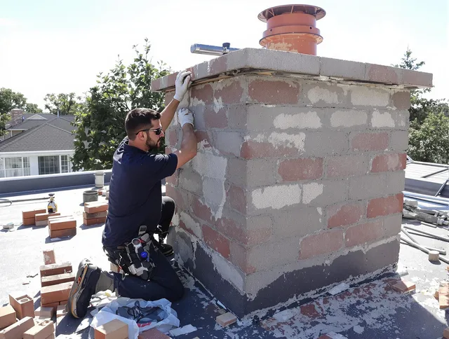 Advanced chimney repair process by Bell Gardens Chimney Sweep in Bell Gardens, CA
