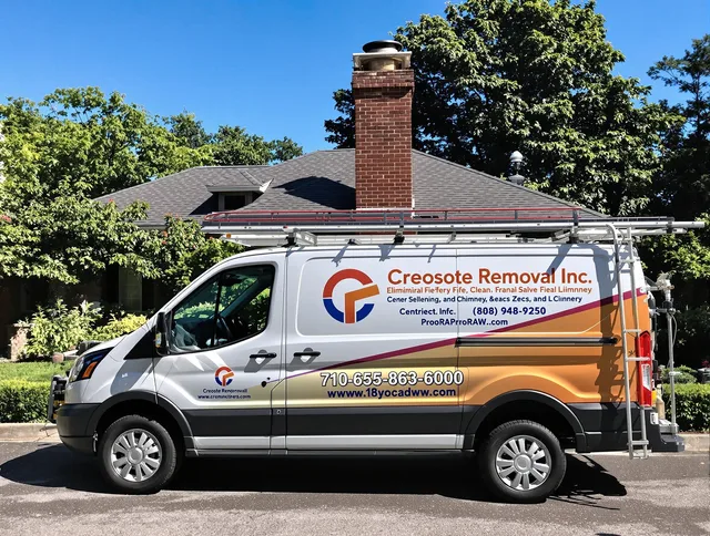 Bell Gardens Chimney Sweep technician removing creosote safely in Bell Gardens, CA