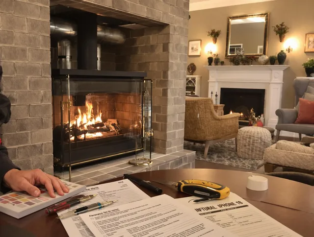 Bell Gardens Chimney Sweep verifying fireplace safety measures in Bell Gardens, CA